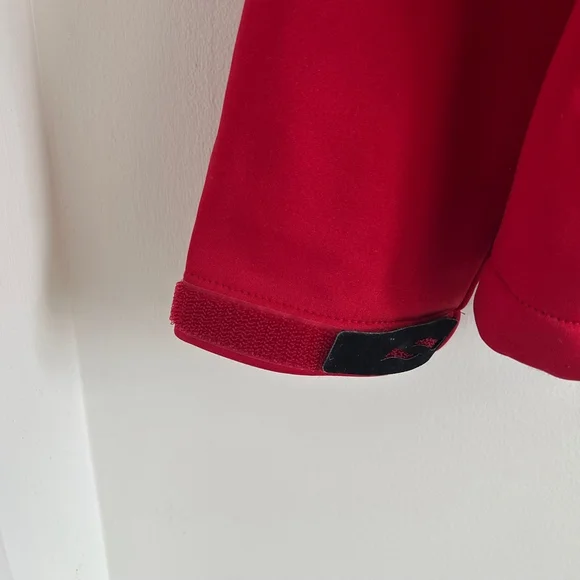 NWT Softshell Fleece Lined Waterproof Jacket Red Size Large - Picture 6 of 17